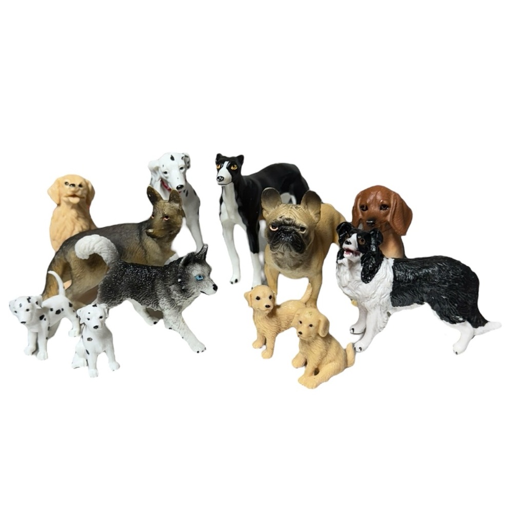 TOYMANY Dog Figurines‎ Toy Lot